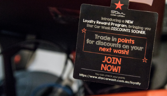 Star Car Wash loyalty reward program